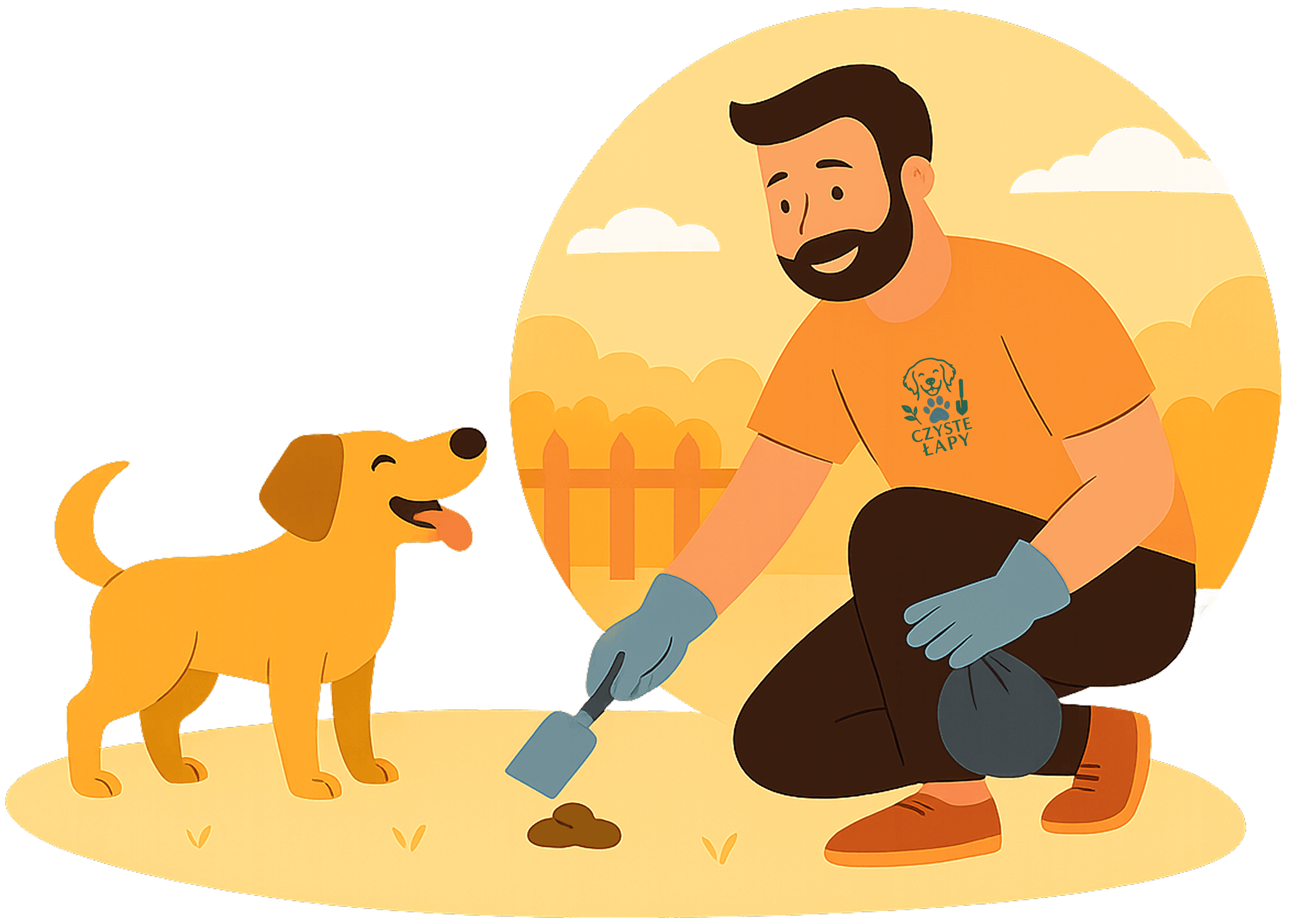 Ilustracja sprzątania